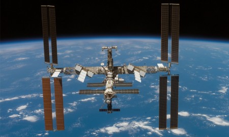 La stazione orbitante ISS vista dallo Shuttle